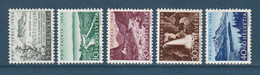 Suisse - YT N° 548 à 552 ** - Neuf Sans Charnière - 1954 - Nuevos