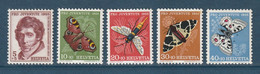 Suisse - YT N° 567 à 571 ** - Neuf Sans Charnière - 1955 - Neufs