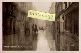 PRIS INONDE . RUE DE L ' UNIVERSITE - Überschwemmungen
