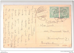 TWO LUXEMBOURG STAMPS ON A Liebfrauenkirche, Trier GERMANY USED POSTCARD - Other & Unclassified
