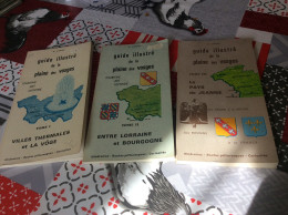 ️  VOSGES. Guide Illustré De La Plaine Des Vosges LOT De 3 Tomes - Lots De Plusieurs Livres