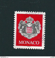 2280 Armoiries Autoadhésif Timbre  Monaco 2000 Oblitéré - Gebraucht