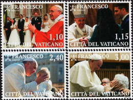 Vatican - 2022 - Activities Of Pope Francis - Mint Stamp Set - Unused Stamps