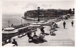 MONACO - Monte Carlo - Les Terrasses Du Casino Et Vue Sur Le Rocher De Monaco - Carte Postale Ancienne - Monte-Carlo