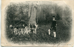 CHASSES A COURRE DE FONTAIEBLEAU - Relais De Chiens - Chasse