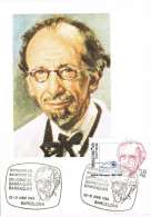 50134. Tarjeta Maxima  BARCELONA 1984. Tema MEDICINA, Doctor Barraquer Oftalmologia - Tarjetas Máxima