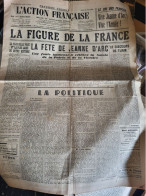 ACTION FRANCAISE 1939/JEANNE D ARC FIGURE FRANCE  /DAUDET/MAURRAS/DELEBECQUE /MANDEL/MAROC BATA/CONTRE REVOLUTION - General Issues