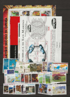1999 MNH San Marino Year Complete, Postfris** - Komplette Jahrgänge