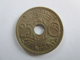 France: Pièce 25 Centimes 1939 - Andere & Zonder Classificatie