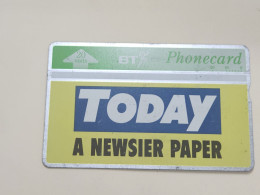 United Kingdom-(BTA086)-TODAY-A Newsier Paper(20units)(128)(522E34596)-price Cataloge3.00£-used+1card Prepiad Free - BT Publicitaire Uitgaven