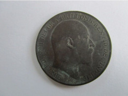 GRANDE BRETAGNE.ONE PENNY 1910 .EDWARD VII - Andere & Zonder Classificatie