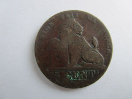 Belgique: Monnaie 5 Cents 1837 - 5 Cents