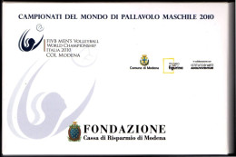 ITALIA 2010 - FIVB MEN'S VOLLEYBALL WORLD CHAMPIONSHIPS - FOLDER OF 25 POSTCARDS - MODENA ORGANIZING COMMITTEE - G - Volleybal