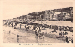 FRANCE - 14 - TROUVILLE - La Plage à Marée Haute - LL - Carte Postale Ancienne - Trouville