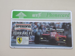 United Kingdom-(BTA090)-AREXONS-FERRARI F1-(5units)(134)(505C47187)-price Cataloge6.00£-mint+1card Prepiad Free - BT Publicitaire Uitgaven