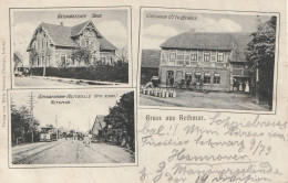 Gruss Aus Rethmar - Strassenbahn Haltestelle (Otto Bendix) - Gasthaus - Ortvorsteher Haus - Sehnde