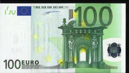 100 EURO "S" J001 E3 ITALIE ITALIA AUNC - UNC DUISENBERG RARE - 100 Euro