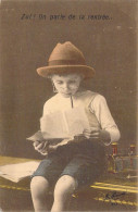 ENFANTS - Photo D'enfant - Garçon - Zut ! On Parle De La Rentrée.. - Chapeau - Lunette - Carte Postale Ancienne - Sonstige & Ohne Zuordnung