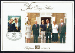 FDS 1999 - 19 - COB N° 2856 + BL  - Mariage Princier Du Prince Héritier Philippe Et De Demoiselle Mathilde D'Udekem D'Ac - 1999-2010