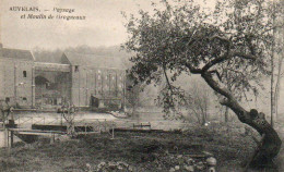 Auvelais  Paysage Et Moulin De Grogneaux Voyagé En 1922 - Sambreville