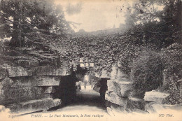 FRANCE - 75 - PARIS - Le Parc Montsouris Le Pont Rustique -  Carte Postale Ancienne - Parks, Gärten