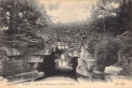 FRANCE - 75 - PARIS - Le Parc Montsouris Le Pont Rustique -  Carte Postale Ancienne - Parchi, Giardini