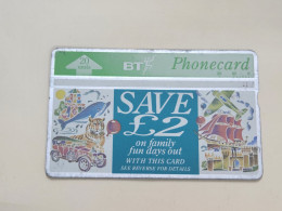 United Kingdom-(BTA100)-FAMILY SAVE-(20units)(156)(566C19727)-price Cataloge0.50£ Used+1card Prepiad Free - BT Edición Publicitaria