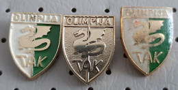 Weightlifting Club TAK Olimpija Ljubljana Slovenia Vintage Pins - Pesistica
