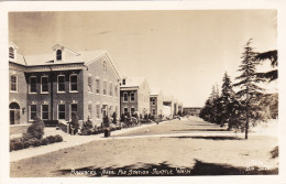 Washington Seattle Naval Air Station Barracks 1943 Real Photo - Seattle