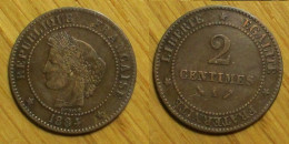 2 Centimes 1884 A - 2 Centimes