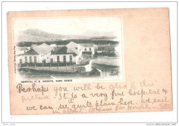 Hôpital Hospital Da Praia Cabo Verde São Vicente EARLY UNDIVIDED BACK BY G HASTINGS WHITLEY BAY ENGLAND - Cabo Verde