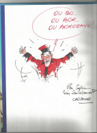 Bd + Belle Dédicace Caupenne  - La Chevauchée Du Prince Noir - Autographs