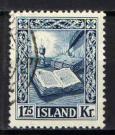 ISLANDA - 1953 - ANTICHI MANOSCRITTI DELLA BIBLIOTECA DI REYKJAVIK - USATO - Usati