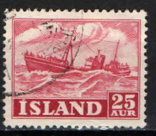 ISLANDA - 1954 - LA PESCA - USATO - Oblitérés