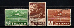 ISLANDA - 1948 - ERUZIONE DEL VULCANO HEKLA NEL 1947 - USATI - Used Stamps