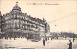 FRANCE - 34 - MONTPELLIER - Place De La Comédie -  Carte Postale Ancienne - Montpellier