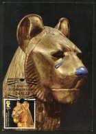 UK / GRANDE BRETAGNE (2022) Carte Maximum Card Tutankhamun's Tomb, Toutânkhamon, Tutanchamun - Lion Couch - Maximumkarten (MC)