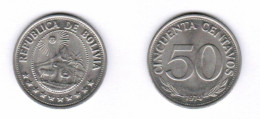 BOLIVIA   50 CENTAVOS 1974 (KM # 190) #7119 - Bolivia