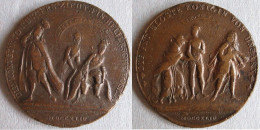 Autriche, Habsbourg, Médaille Satirique 1744 Marie-Thérèse, Rare - Adel