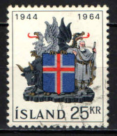 ISLANDA - 1964 - 20° ANNIVERSARIO DELLA REPUBBLICA - USATO - Usados