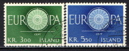 ISLANDA - 1960 - EUROPA UNITA - CEPT - USATI - Oblitérés