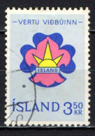 ISLANDA - 1964 - EMBLEMA DEGLI SCOUTS - USATO - Gebraucht