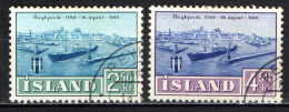 ISLANDA - 1961 - REYKJAVIK - 175° ANNIVERSARIO DELLA CITTA' - USATI - Usati