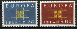 ISLANDA - 1963 - EUROPA UNITA - USATI - Oblitérés