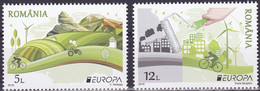 CEPT 2016 Romania Roumanie Roemenie Micheln° 7067-7068 *** MNH Think Green - 2016