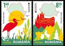 Roumanie Romania CEPT 2012  Yvertn° 5421-5422 *** MNH Cote 7,00 € Europa Tourisme - 2012