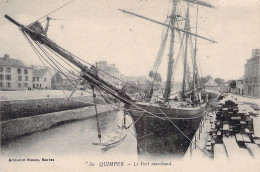 FRANCE - 29 - QUIMPER - Le Port Marchand - Carte Postale Ancienne - Quimper