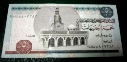 EGYPT , 5 POUNDS , 2011 , P- 63 , PREFIX : 248 ك , SIG : OKDA , UNC - Egypte