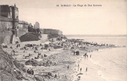 FRANCE - 35 - SAINT MALO - La Plage De Bon Secours - Carte Postale Ancienne - Saint Malo