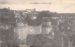 FRANCE - 35 - FOUGERES - Le Château Et Rillé - Carte Postale Ancienne - Fougeres